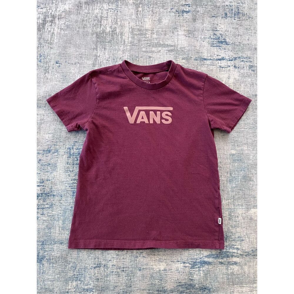 Vans Maroon Short Sleeve Crewneck Tee Women's XS